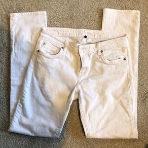 Kut from the cloth white denim jeans with stretch pure white 8